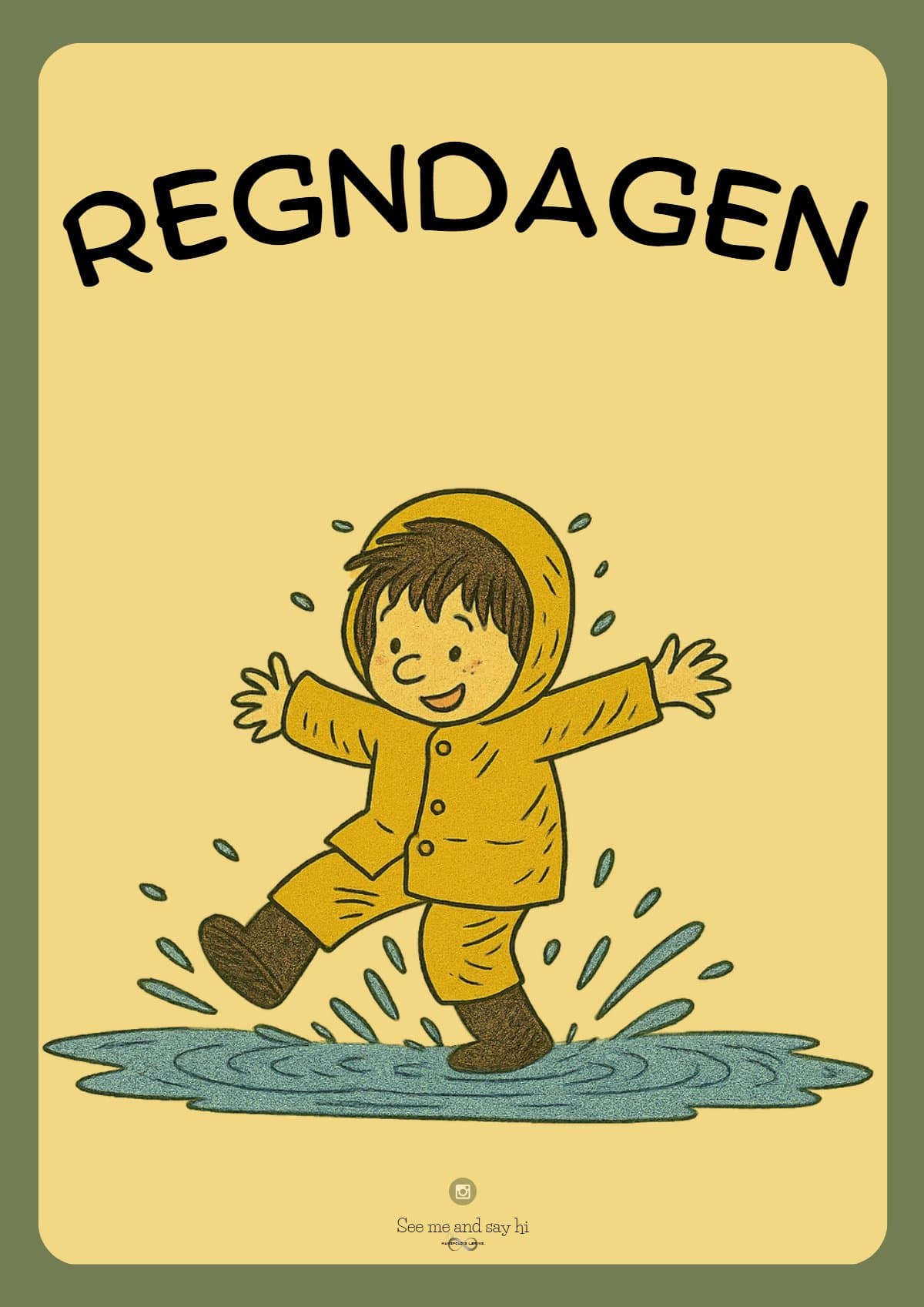 Regndagen – Gratis leseressurs med PCS-symboler