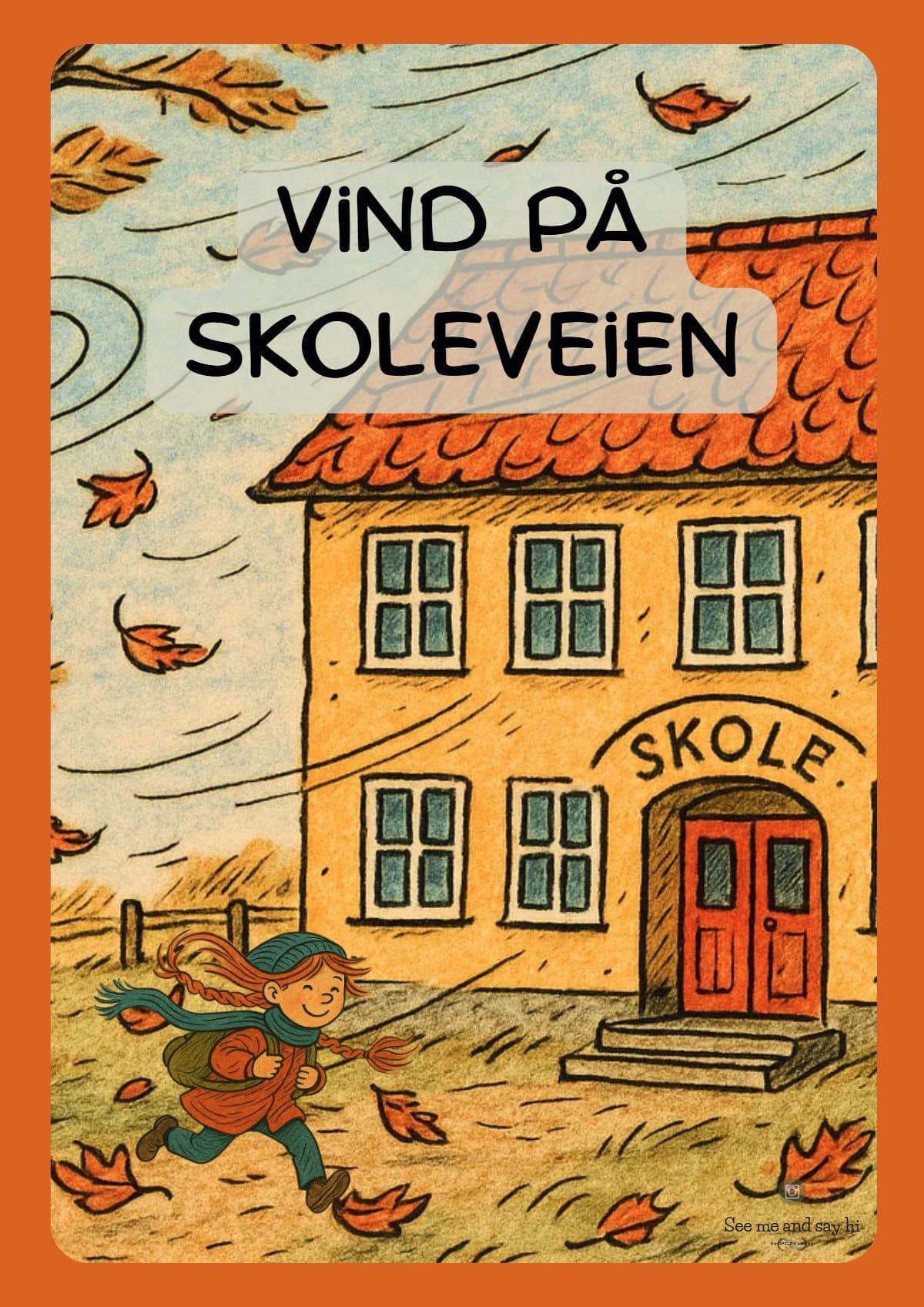 Vind på skoleveien-bildebok med PCS-symboler