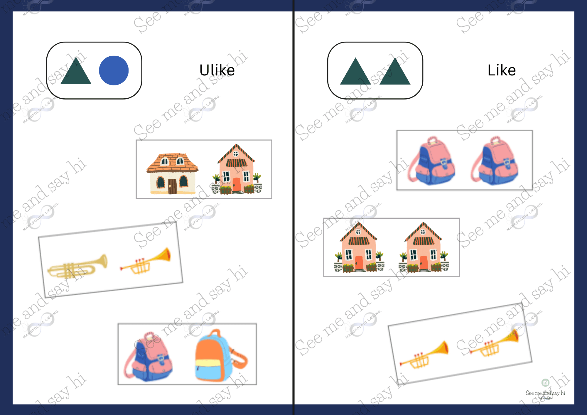 Like og ulike – sortering og matching