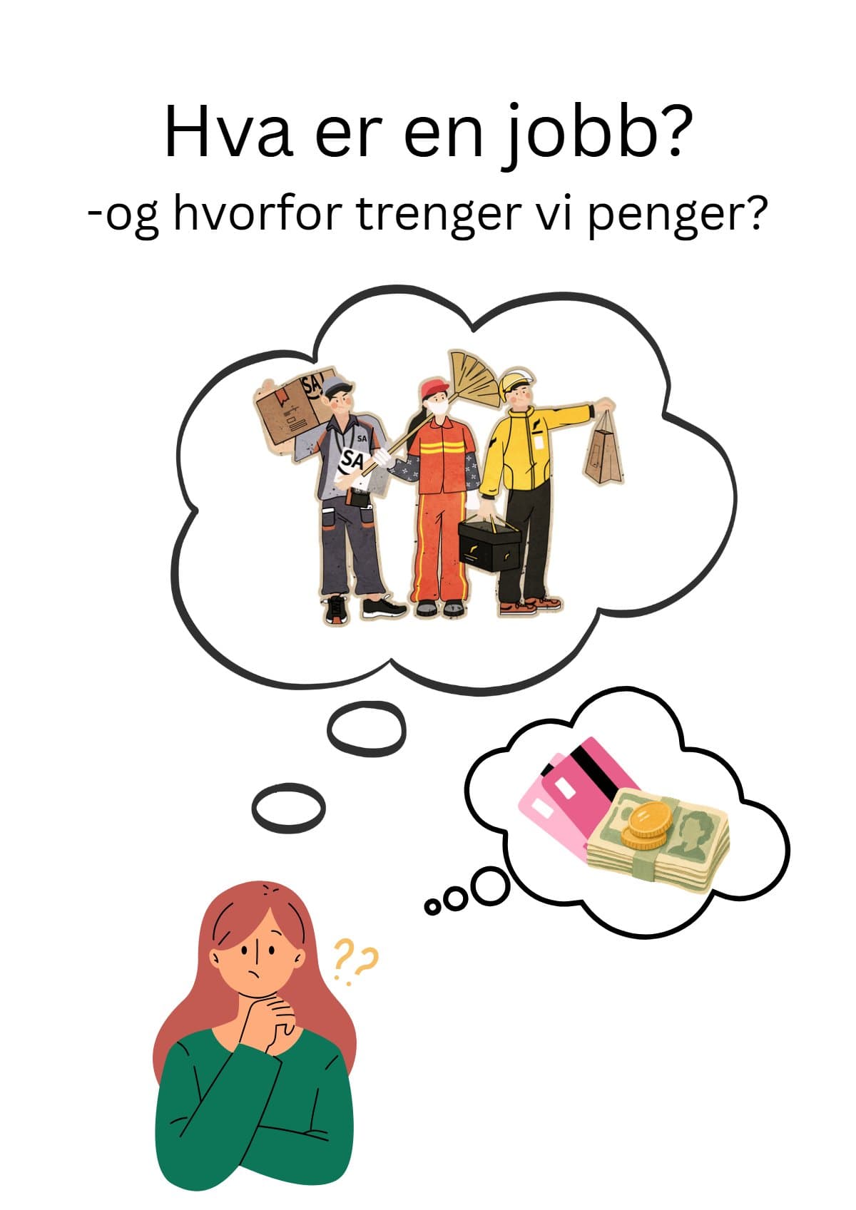 Hva er en jobb? Om yrker og penger