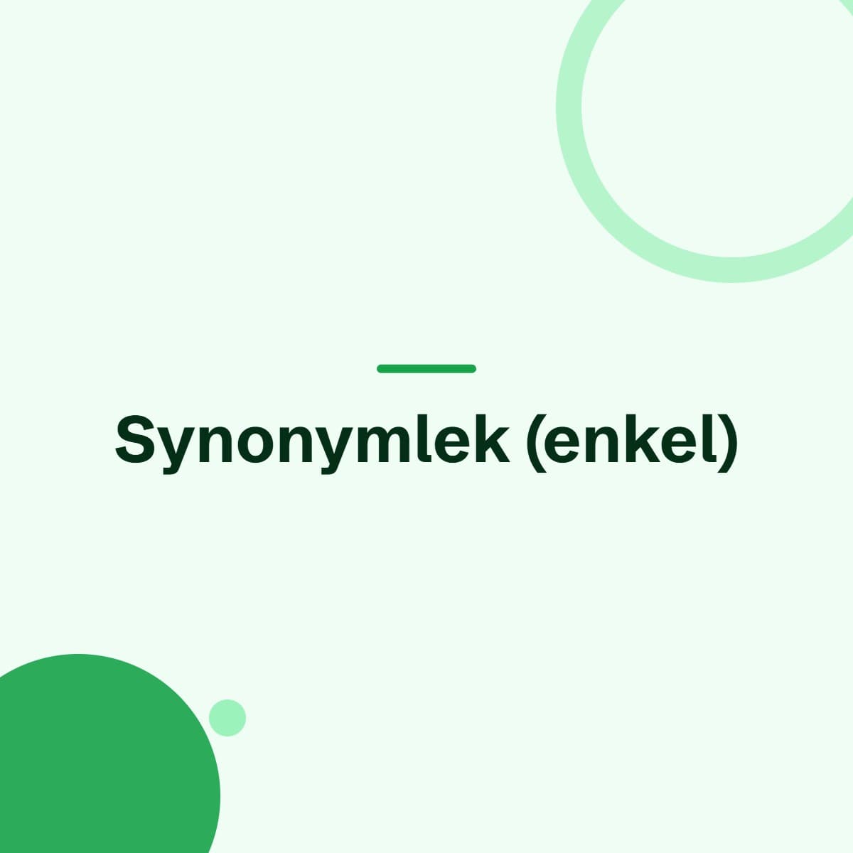 Synonymlek (enkel)