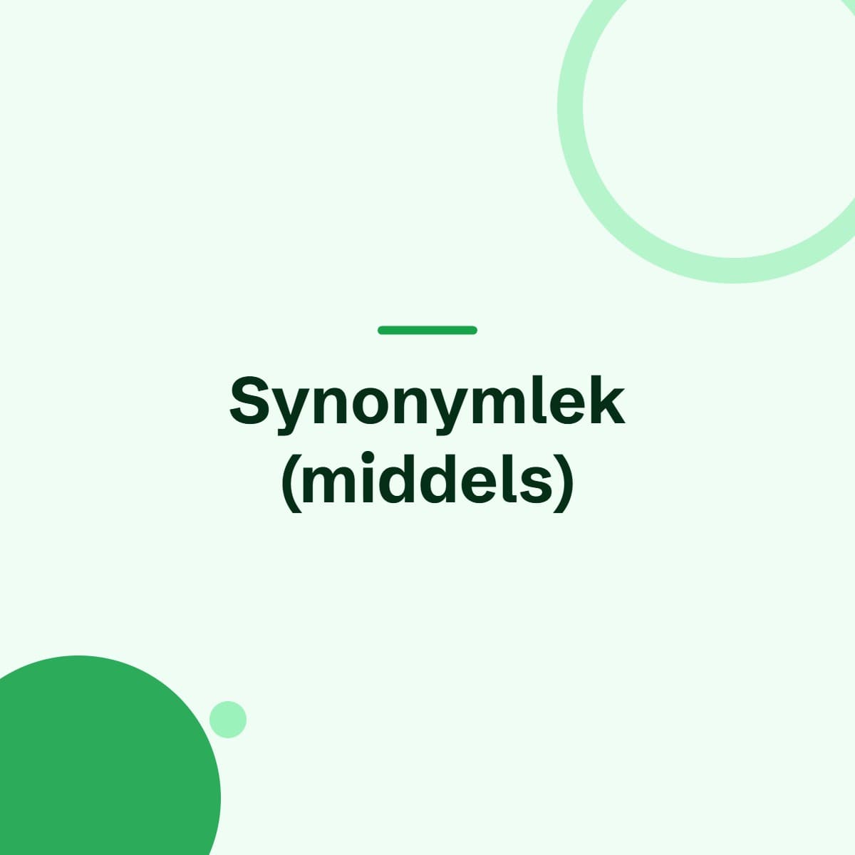 Synonymlek (middels)